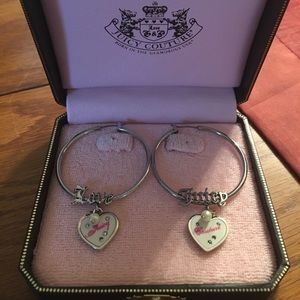 Juicy Couture Silver hoops